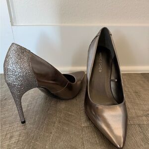 🆕 Marc Fisher Metallic and Glitter Heels